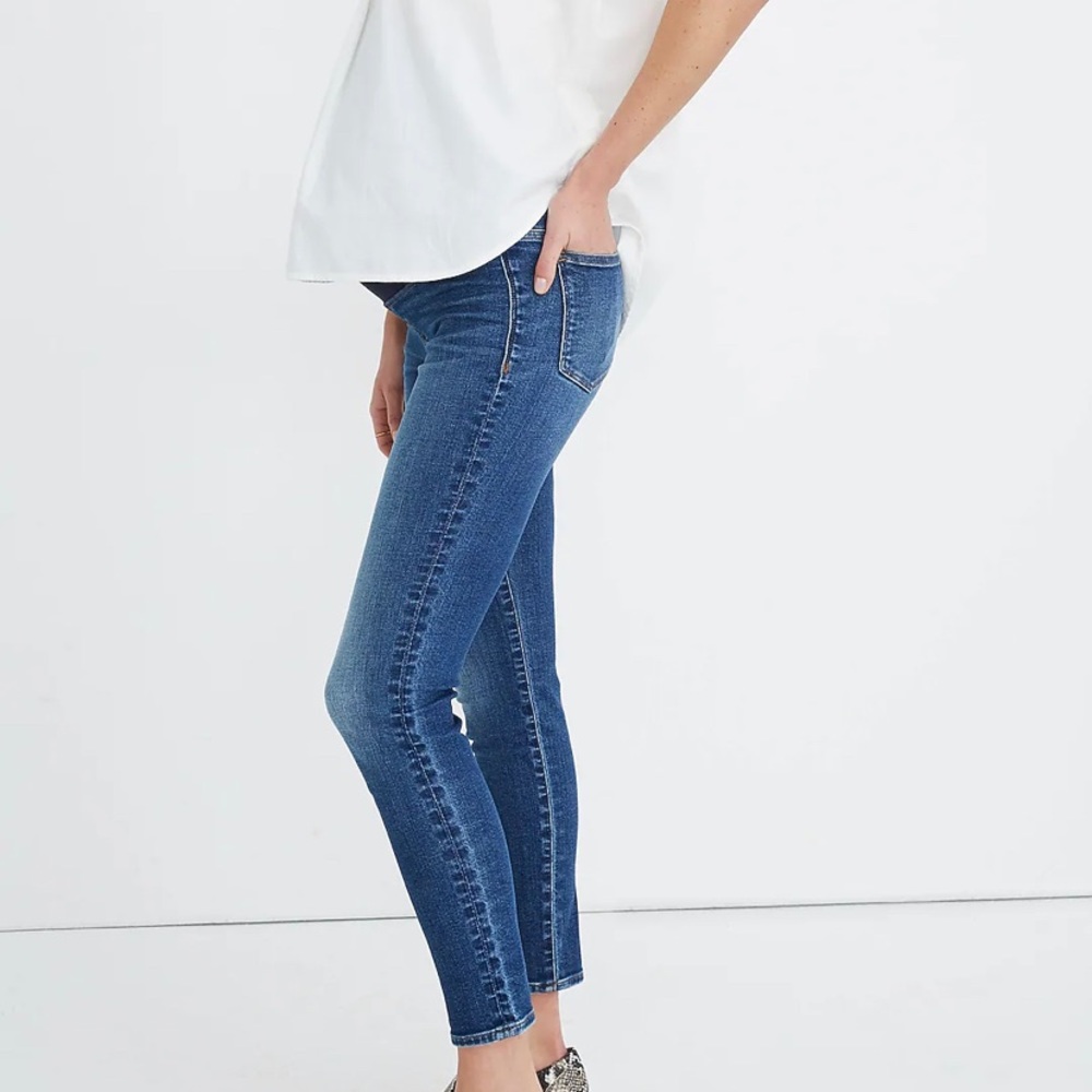 Madewell maternity over the bump jean